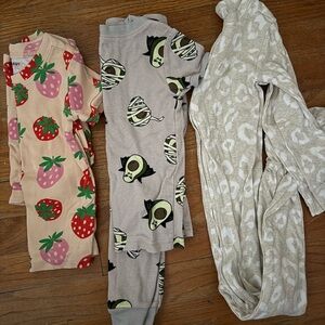 Old Navy Kids' Pajama Set of 3- Size 3T